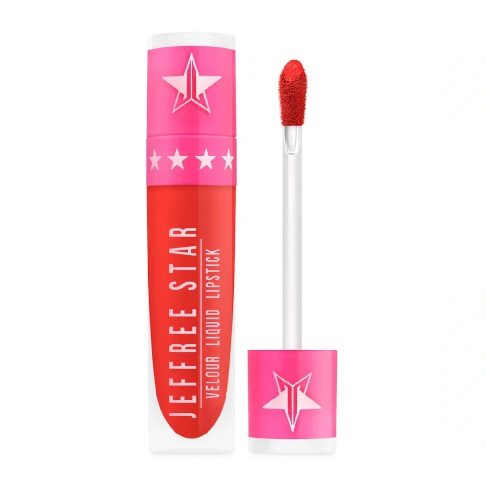 Jeffree Star Prick Coral Orange Red Velour Liquid Lipstick Matte Y2K Bright Bold